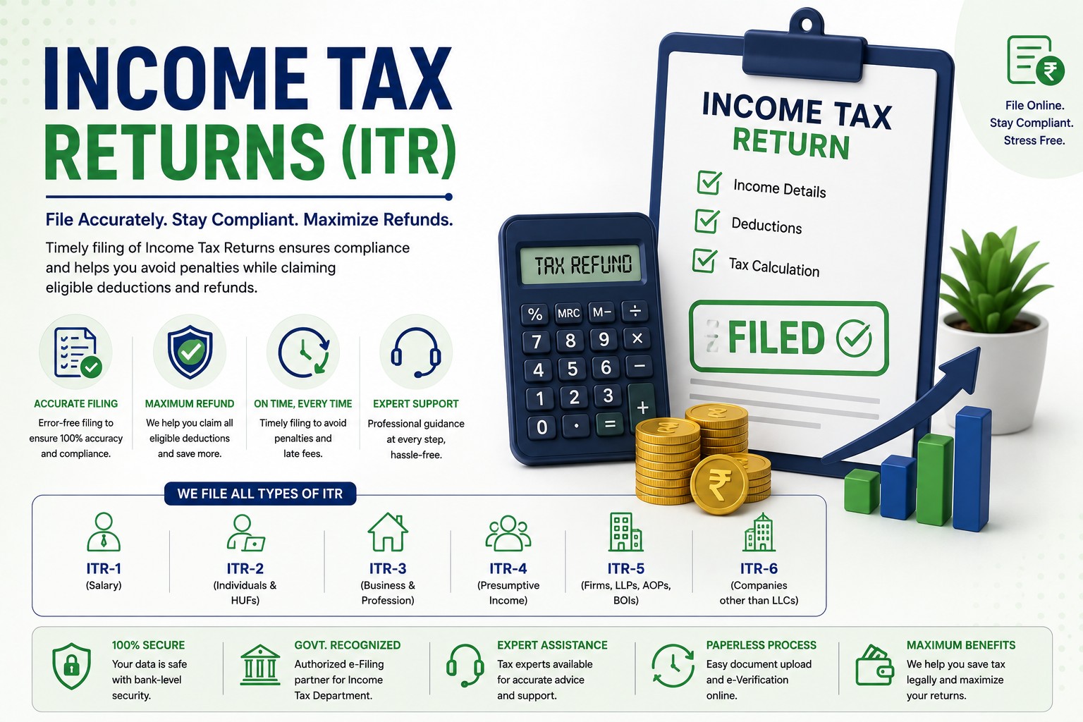 Income Tax Return Filing — Neerambh compliance services